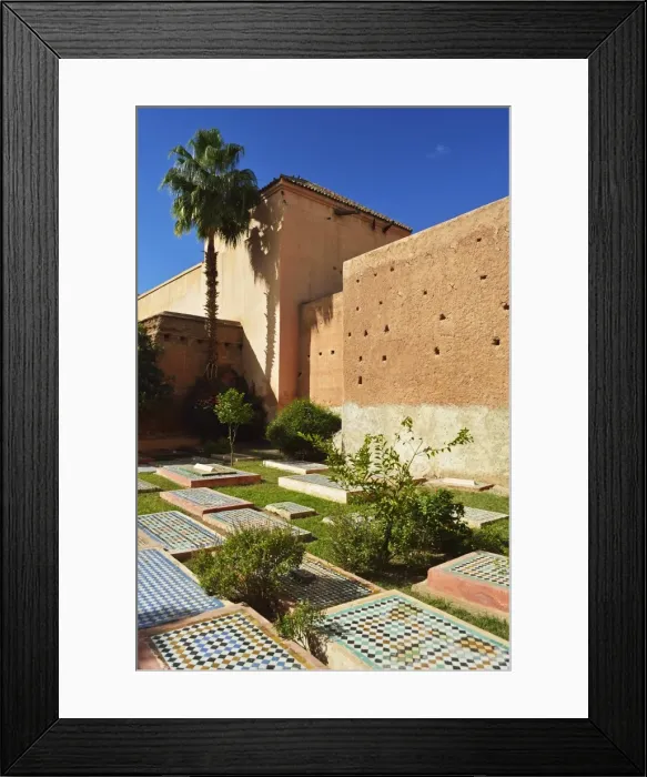 Framed Print : Saadian Tombs, Medina, Marrakesh, Morocco, North Africa, Africa Framed Print : Saadian Tombs, Medina, Marrakesh, Morocco, North Africa, Africa