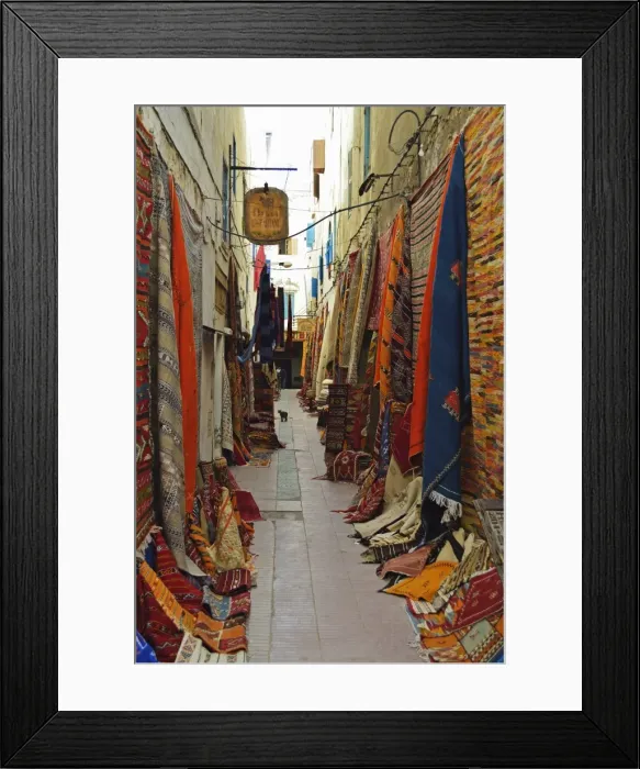 Framed Print : Display of merchandise, Essaouira, Morocco, North Africa, Africa Framed Print : Display of merchandise, Essaouira, Morocco, North Africa, Africa