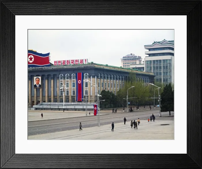 Framed Print : Kim Il Sung Square, Pyongyang, Democratic Peoples Republic of Korea (DPRK), North Korea, Asia Framed Print : Kim Il Sung Square, Pyongyang, Democratic Peoples Republic of Korea (DPRK), North Korea, Asia