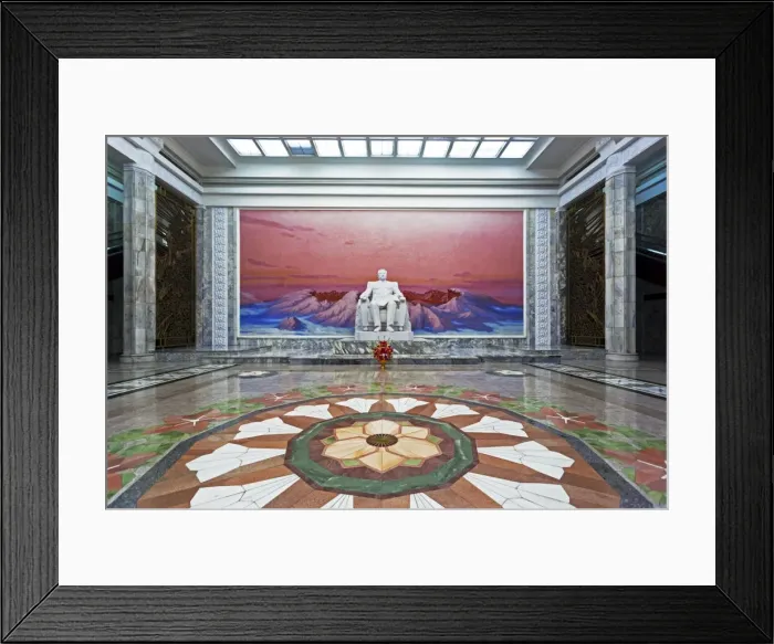Framed Print : Statue of Kim Il Sung, Grand Peoples Study House, Pyongyang, Democratic Peoples Republic of Korea (DPRK), North Korea, Asia Framed Print : Statue of Kim Il Sung, Grand Peoples Study House, Pyongyang, Democratic Peoples Republic of Korea (DPRK), North Korea, Asia