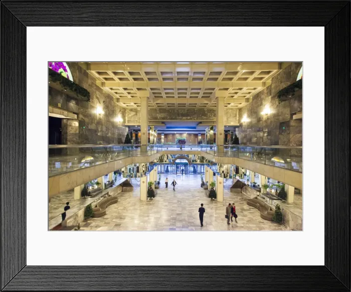 Framed Print : Interior of the Koryo Hotel, Pyongyang, Democratic Peoples Republic of Korea (DPRK), North Korea, Asia Framed Print : Interior of the Koryo Hotel, Pyongyang, Democratic Peoples Republic of Korea (DPRK), North Korea, Asia