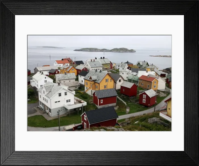 Framed Print : Once a small fishing village on the tiny island of Ona, now summer cabins with only a handful of year-round elderly residents, Ona, Sandoy, Norway, Scandinavia, Europe Framed Print : Once a small fishing village on the tiny island of Ona, now summer cabins with only a handful of year-round elderly residents, Ona, Sandoy, Norway, Scandinavia, Europe