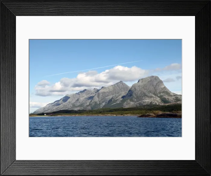 Framed Print : Mountain chain known as Seven Sisters, south of Rorvik on the west coast, Alsten, Norway, Scandinavia, Europe Framed Print : Mountain chain known as Seven Sisters, south of Rorvik on the west coast, Alsten, Norway, Scandinavia, Europe