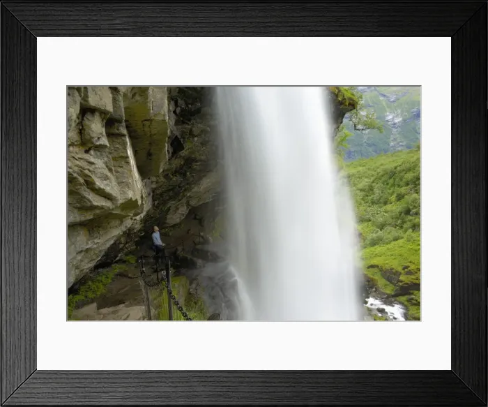 Framed Print : Storsaeterfossen waterfall, near Geiranger, More og Romsdal, Norway, Scandinavia, Europe Framed Print : Storsaeterfossen waterfall, near Geiranger, More og Romsdal, Norway, Scandinavia, Europe