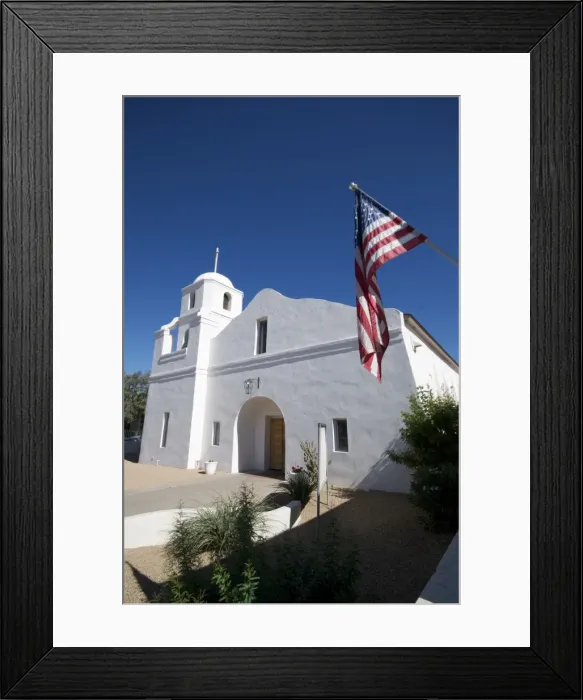 Framed Print : Our Lady of Perpetual Help Mission Church, Scottsdale, near Phoenix, Arizona, United States of America, North America Framed Print : Our Lady of Perpetual Help Mission Church, Scottsdale, near Phoenix, Arizona, United States of America, North America