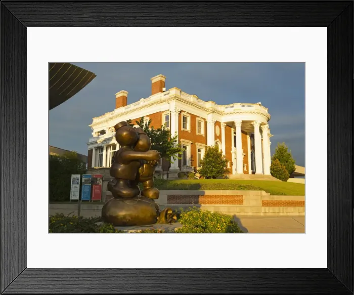 Framed Print : Hunter Museum of American Art, Bluff View Arts District, Chattanooga, Tennessee, United States of America, North America