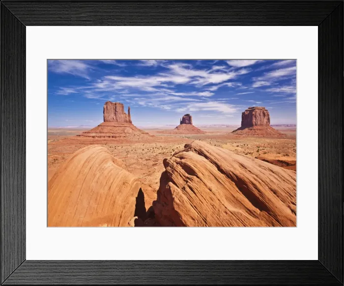 Framed Print : West Mitten Butte, East Mitten Butte and Merrick Butte, The Mittens, Monument Valley Navajo Tribal Park, Arizona, United States of America, North America Framed Print : West Mitten Butte, East Mitten Butte and Merrick Butte, The Mittens, Monument Valley Navajo Tribal Park, Arizona, United States of America, North America