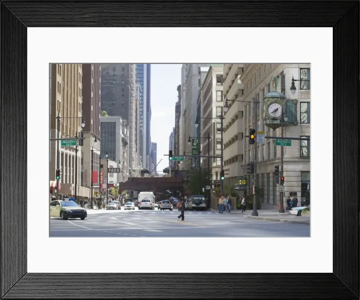 Framed Print : The Loop, Chicago, Illinois, United States of America, North America