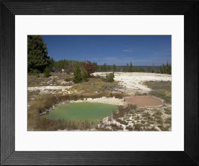 Framed Print : Thumb paint pots, West Thumb Geyser Basin, Yellowstone National Park, UNESCO World Heritage Site, Wyoming, United States of America, North America Framed Print : Thumb paint pots, West Thumb Geyser Basin, Yellowstone National Park, UNESCO World Heritage Site, Wyoming, United States of America, North America