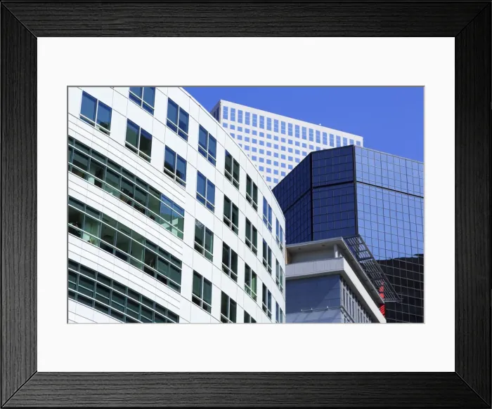 Framed Print : Skyscrapers on Broadway, Denver, Colorado, United States of America, North America Framed Print : Skyscrapers on Broadway, Denver, Colorado, United States of America, North America