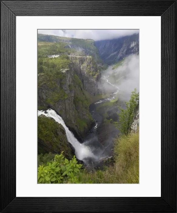 Framed Print : Voringfoss waterfall, near Eidfjord, Hordaland, Norway, Scandinavia, Europe Framed Print : Voringfoss waterfall, near Eidfjord, Hordaland, Norway, Scandinavia, Europe