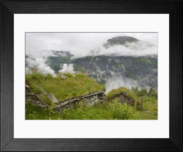 Framed Print : Homlongsaetra mountain farm, Geirangerfjorden near Geiranger, UNESCO World Heritage Site, More og Romsdal, Norway, Scandinavia, Europe Framed Print : Homlongsaetra mountain farm, Geirangerfjorden near Geiranger, UNESCO World Heritage Site, More og Romsdal, Norway, Scandinavia, Europe