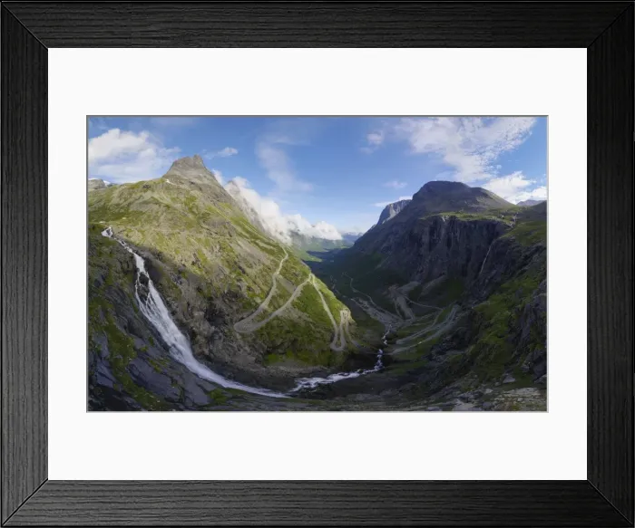 Framed Print : View from Trollstigen viewpoint, More og Romsdal, Norway, Scandinavia, Europe Framed Print : View from Trollstigen viewpoint, More og Romsdal, Norway, Scandinavia, Europe