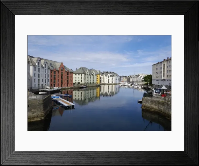 Framed Print : Alesund, More og Romsdal, Norway, Scandinavia, Europe