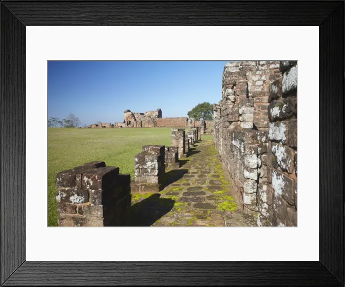Framed Print : Ruins of Jesuit mission at Trinidad (La Santisima Trinidad de Parana), UNESCO World Heritage Site, Parana Plateau, Paraguay, South America Framed Print : Ruins of Jesuit mission at Trinidad (La Santisima Trinidad de Parana), UNESCO World Heritage Site, Parana Plateau, Paraguay, South America