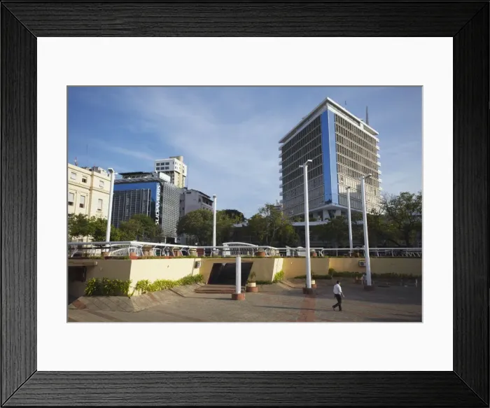 Framed Print : Skyscraper in Plaza de los Heroes, Asuncion, Paraguay, South America Framed Print : Skyscraper in Plaza de los Heroes, Asuncion, Paraguay, South America