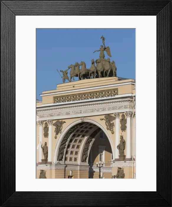 Framed Print : The arch of the General Staff Building, Palace Square, St. Petersburg, Russia, Europe Framed Print : The arch of the General Staff Building, Palace Square, St. Petersburg, Russia, Europe