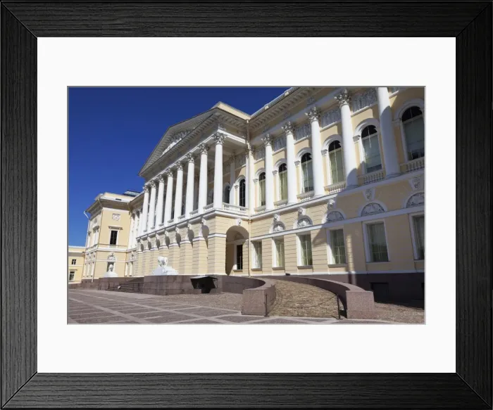 Framed Print : Facade of the Russian Museum, St. Petersburg, Russia, Europe Framed Print : Facade of the Russian Museum, St. Petersburg, Russia, Europe