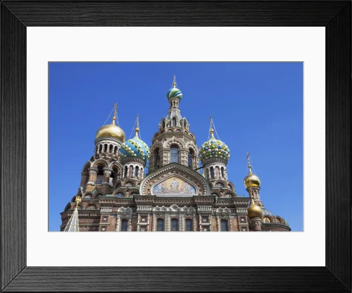 Framed Print : The decorative domes of the Church on Spilled Blood, UNESCO World Heritage Site, St. Petersburg, Russia, Europe Framed Print : The decorative domes of the Church on Spilled Blood, UNESCO World Heritage Site, St. Petersburg, Russia, Europe