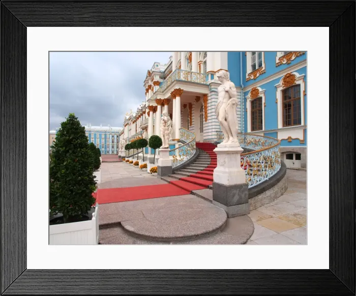 Framed Print : West end, Catherine Palace, Tsarskoye Selo (Pushkin), near St. Petersburg, Russia, Europe Framed Print : West end, Catherine Palace, Tsarskoye Selo (Pushkin), near St. Petersburg, Russia, Europe