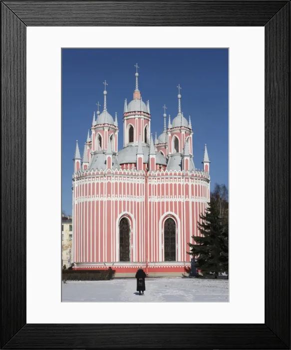 Framed Print : Chesma church, St. Petersburg, Russia, Europe Framed Print : Chesma church, St. Petersburg, Russia, Europe