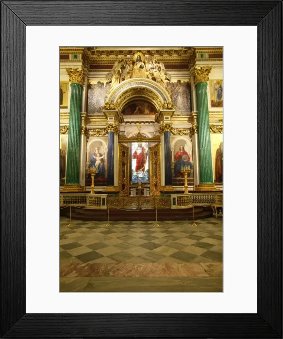 Framed Print : The Iconostasis, St. Issacs Cathedral, St. Petersburg, Russia, Europe