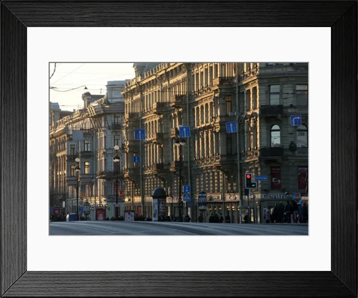 Framed Print : Nevsky Prospekt, the main avenue of St. Petersburg, Russia, Europe Framed Print : Nevsky Prospekt, the main avenue of St. Petersburg, Russia, Europe