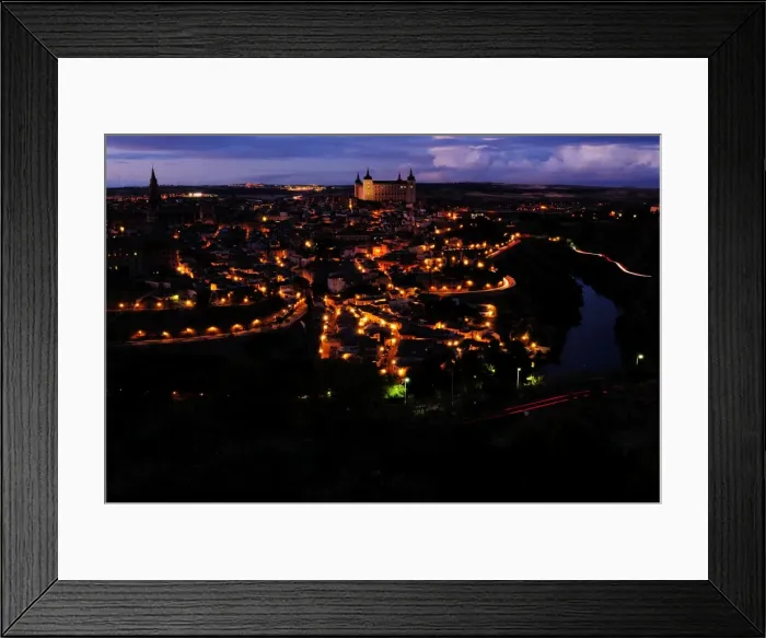 Framed Print : Toledo at night, Toledo, Spain, Europe Framed Print : Toledo at night, Toledo, Spain, Europe