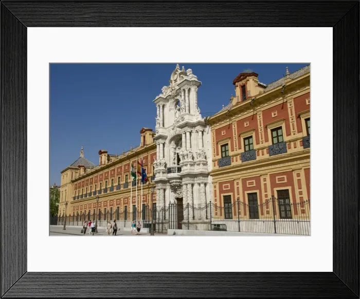 Framed Print : San Telmo Palace, facade, Seville, Andalusia, Spain, Europe Framed Print : San Telmo Palace, facade, Seville, Andalusia, Spain, Europe