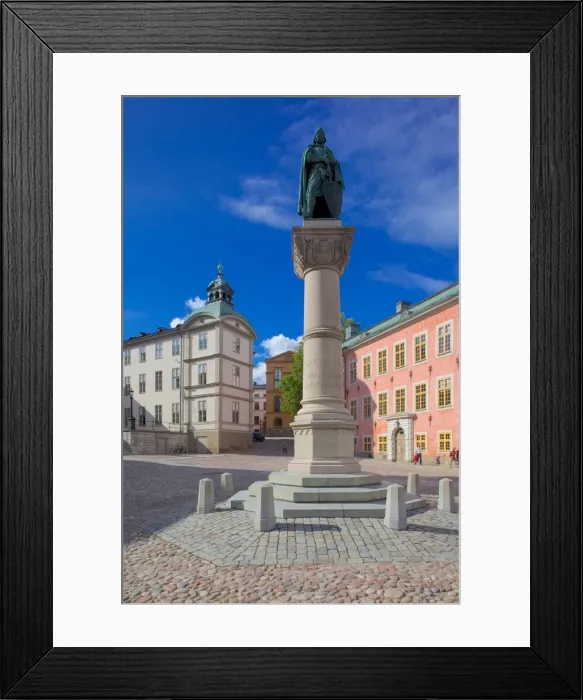 Framed Print : Wrangelska Bracken and Monument, Riddarholmen, Stockholm, Sweden, Scandinavia, Europe Framed Print : Wrangelska Bracken and Monument, Riddarholmen, Stockholm, Sweden, Scandinavia, Europe