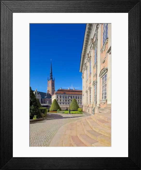 Framed Print : Riddarholmen with spire of Riddarholmskyrkan (Riddarholmen Church) in the background, Stockholm, Sweden, Scandinavia, Europe Framed Print : Riddarholmen with spire of Riddarholmskyrkan (Riddarholmen Church) in the background, Stockholm, Sweden, Scandinavia, Europe