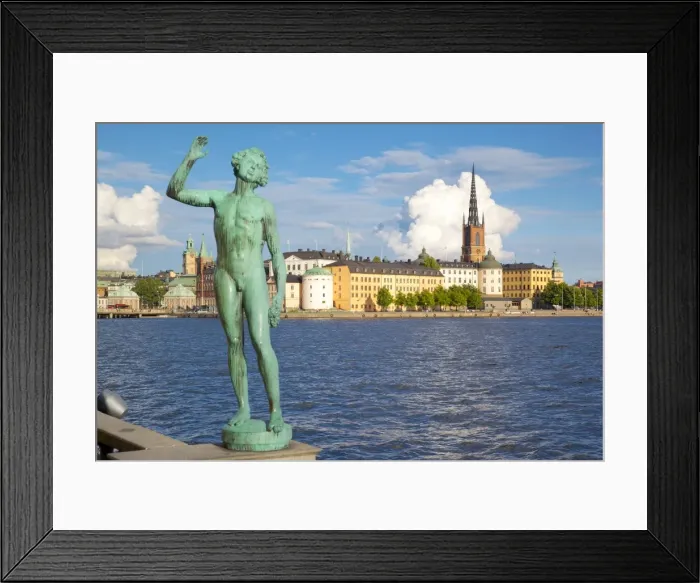 Framed Print : City skyline from City Hall, Stockholm, Sweden, Scandinavia, Europe Framed Print : City skyline from City Hall, Stockholm, Sweden, Scandinavia, Europe