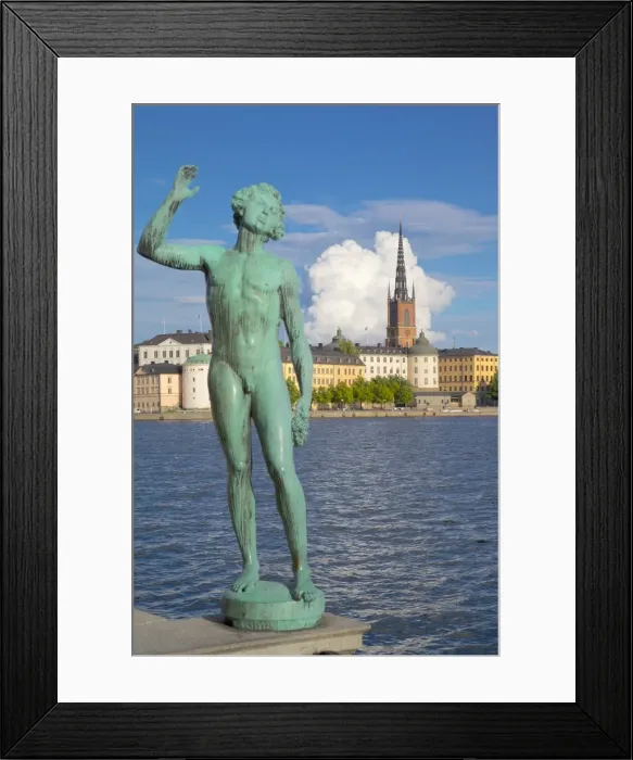 Framed Print : City skyline from City Hall, Stockholm, Sweden, Scandinavia, Europe Framed Print : City skyline from City Hall, Stockholm, Sweden, Scandinavia, Europe