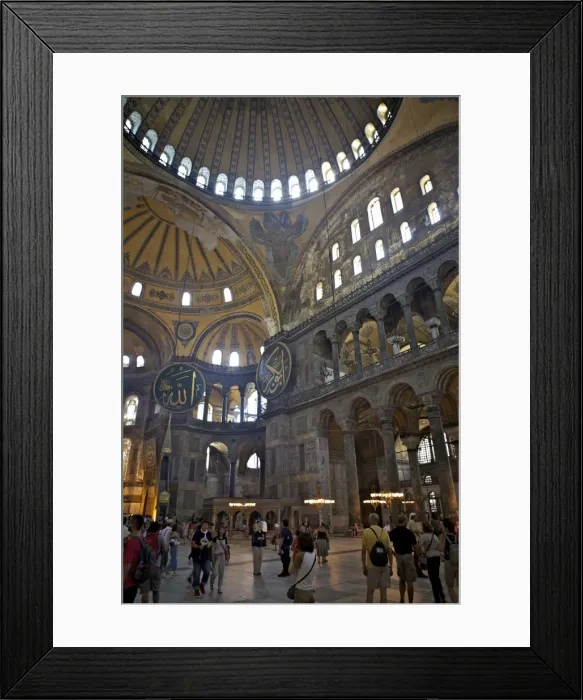 Framed Print : Interior of the Hagia Sophia Museum, UNESCO World Heritage Site, Istanbul, Turkey, Europe, Eurasia Framed Print : Interior of the Hagia Sophia Museum, UNESCO World Heritage Site, Istanbul, Turkey, Europe, Eurasia