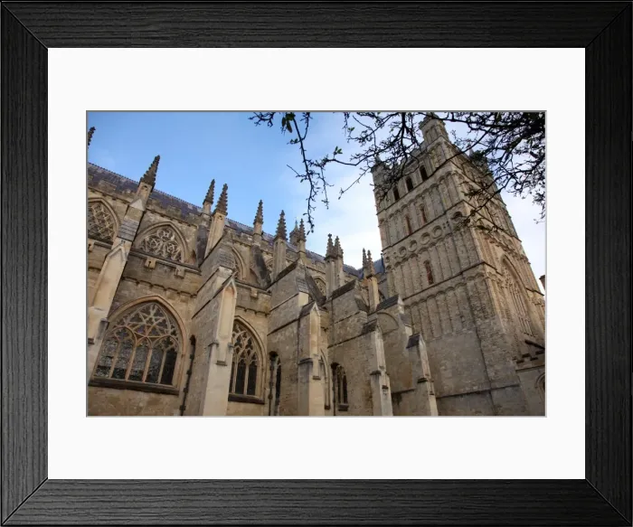 Framed Print : Nave and tower from the south, Exeter Cathedral, Exeter, Devon, England, United Kingdom, Europe Framed Print : Nave and tower from the south, Exeter Cathedral, Exeter, Devon, England, United Kingdom, Europe