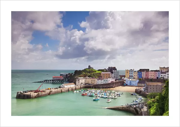 Tenby Harbour, Pembrokeshire, West Wales, Wales, United Kingdom, Europe