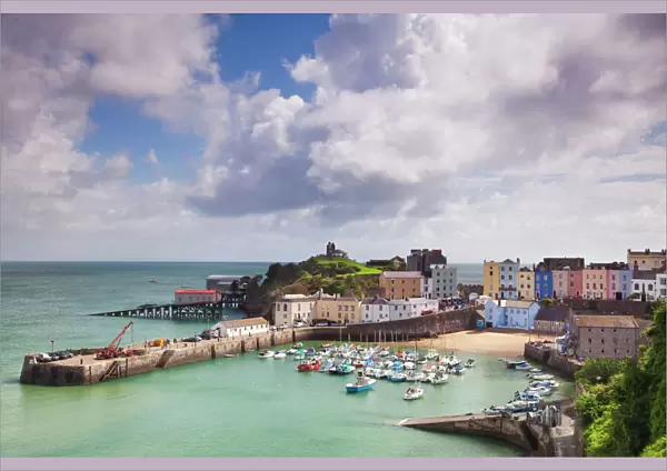 Tenby Harbour, Pembrokeshire, West Wales, Wales, United Kingdom, Europe