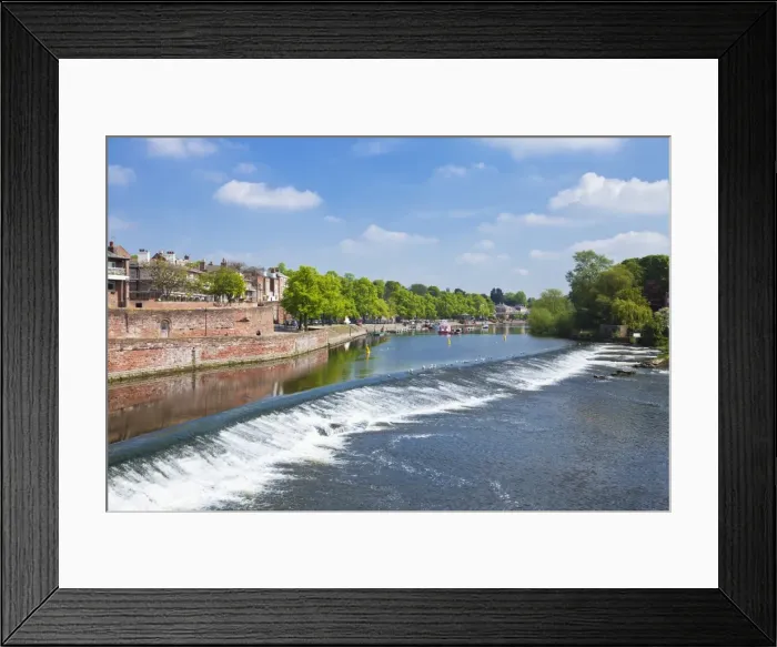 Framed Print : Chester Weir crossing the River Dee at Chester, Cheshire, England, United Kingdom, Europe Framed Print : Chester Weir crossing the River Dee at Chester, Cheshire, England, United Kingdom, Europe