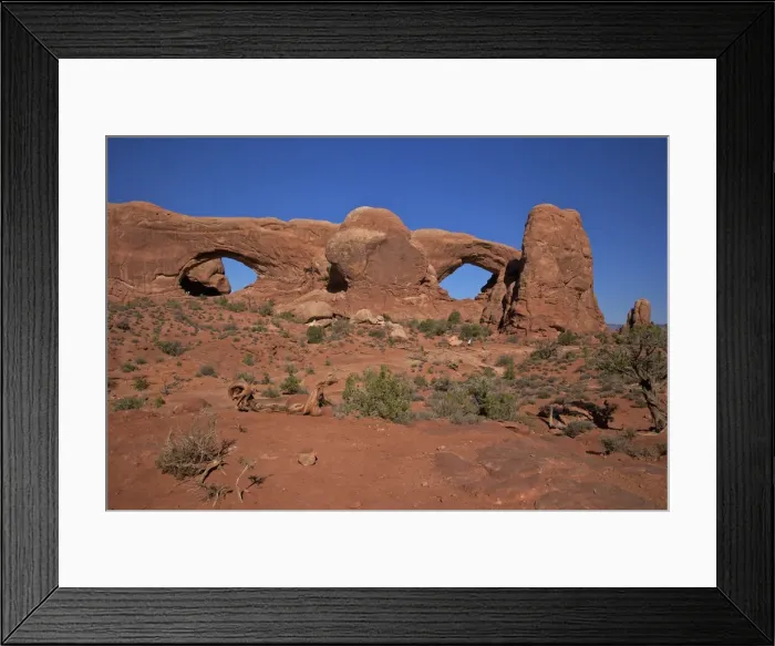 Framed Print : The Spectacles (North and South Windows), Arches National Park, Moab, Utah, United States of America, North America Framed Print : The Spectacles (North and South Windows), Arches National Park, Moab, Utah, United States of America, North America