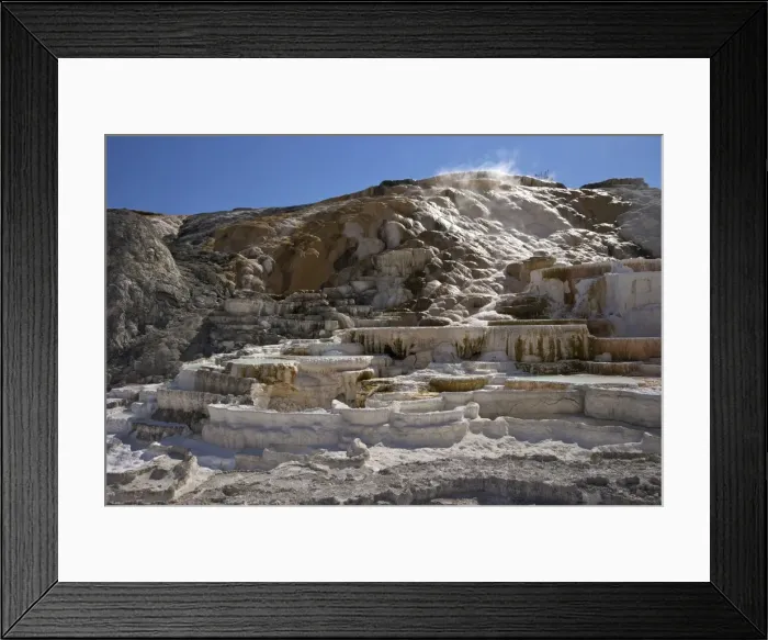 Framed Print : Palette Spring, Mammoth Hot Springs, Yellowstone National Park, UNESCO World Heritage Site, Wyoming, United States of America, North America Framed Print : Palette Spring, Mammoth Hot Springs, Yellowstone National Park, UNESCO World Heritage Site, Wyoming, United States of America, North America