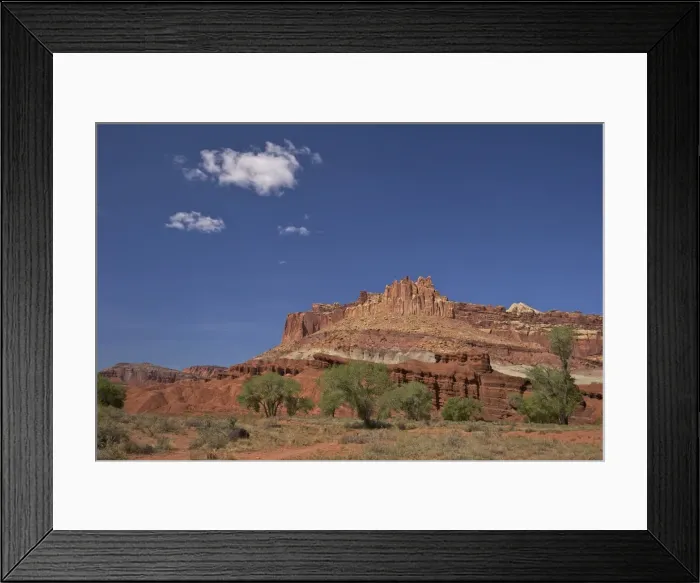 Framed Print : The Castle and Highway 24, Capitol Reef National Park, Utah, United States of America, North America Framed Print : The Castle and Highway 24, Capitol Reef National Park, Utah, United States of America, North America