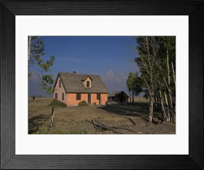 Framed Print : John and Bartha Moulton Homestead, Mormon Row Historic District, Grand Teton National Park, Wyoming, United States of America, North America Framed Print : John and Bartha Moulton Homestead, Mormon Row Historic District, Grand Teton National Park, Wyoming, United States of America, North America