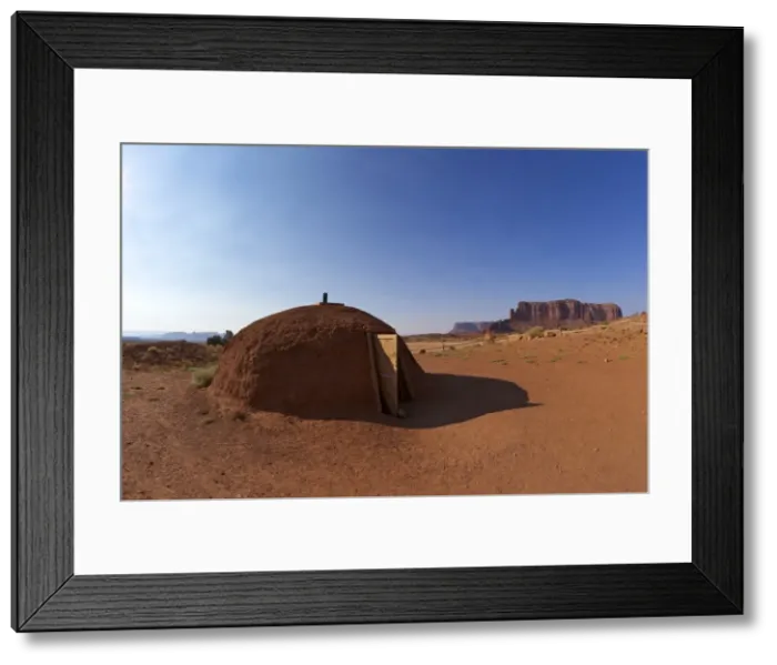 Framed Print : Navajo hogan, traditional dwelling and ceremonial structure, Monument Valley Navajo Tribal Park, Utah, United States of America, North America Framed Print : Navajo hogan, traditional dwelling and ceremonial structure, Monument Valley Navajo Tribal Park, Utah, United States of America, North America