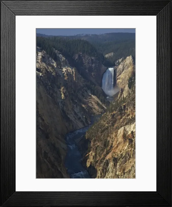 Framed Print : Lower Falls from Artists Point, Grand Canyon of the Yellowstone River, Yellowstone National Park, UNESCO World Heritage Site, Wyoming, United States of America, North America Framed Print : Lower Falls from Artists Point, Grand Canyon of the Yellowstone River, Yellowstone National Park, UNESCO World Heritage Site, Wyoming, United States of America, North America