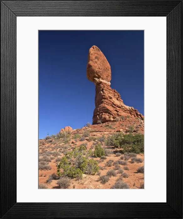 Framed Print : Balanced Rock, Arches National Park, Moab, Utah, United States of America, North America Framed Print : Balanced Rock, Arches National Park, Moab, Utah, United States of America, North America