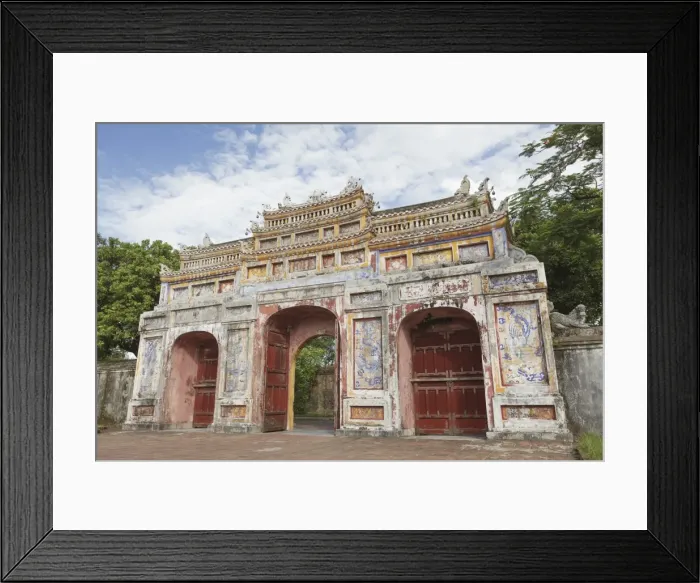 Framed Print : Gates at the Imperial Citadel, Hue, UNESCO World Heritage Site, Vietnam, Indochina, Southeast Asia, Asia Framed Print : Gates at the Imperial Citadel, Hue, UNESCO World Heritage Site, Vietnam, Indochina, Southeast Asia, Asia
