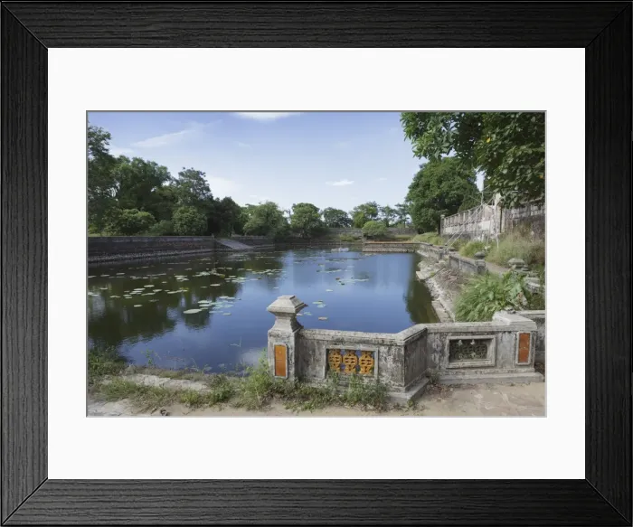 Framed Print : A pond, Imperial Citadel, Hue, UNESCO World Heritage Site, Vietnam, Indochina, Southeast Asia, Asia Framed Print : A pond, Imperial Citadel, Hue, UNESCO World Heritage Site, Vietnam, Indochina, Southeast Asia, Asia