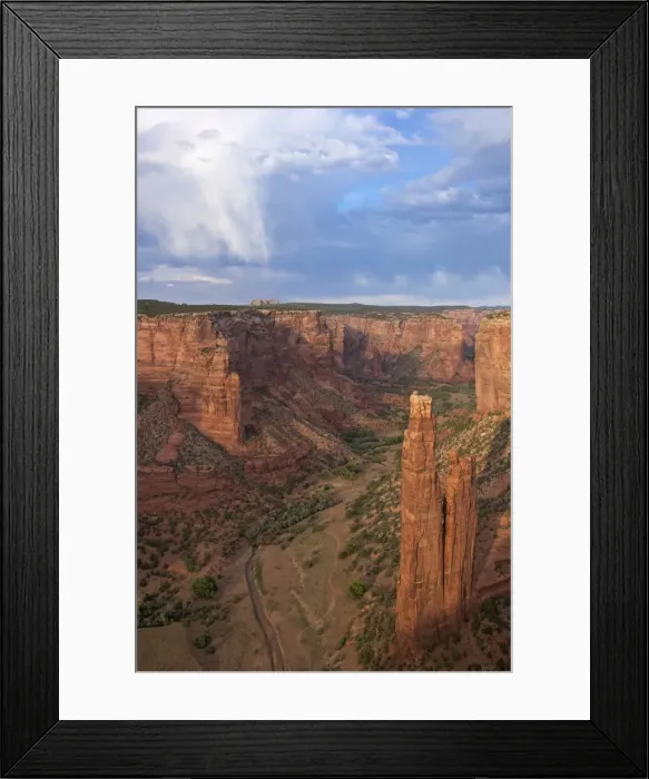 Framed Print : Spider Rock from Spider Rock Overlook, Canyon de Chelly National Monument, Arizona, United States of America, North America Framed Print : Spider Rock from Spider Rock Overlook, Canyon de Chelly National Monument, Arizona, United States of America, North America