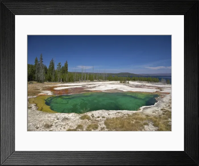 Framed Print : Abyss Pool, West Thumb Geyser Basin, Yellowstone National Park, UNESCO World Heritage Site, Wyoming, United States of America, North America Framed Print : Abyss Pool, West Thumb Geyser Basin, Yellowstone National Park, UNESCO World Heritage Site, Wyoming, United States of America, North America