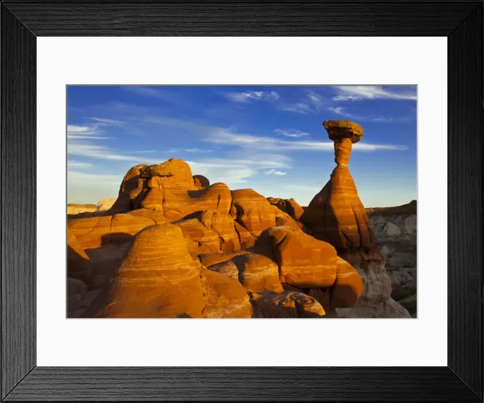 Framed Print : Toadstool Paria Rimrocks at sunset, near Kanab, Grand Staircase-Escalante National Monument, Utah, United States of America, North America Framed Print : Toadstool Paria Rimrocks at sunset, near Kanab, Grand Staircase-Escalante National Monument, Utah, United States of America, North America